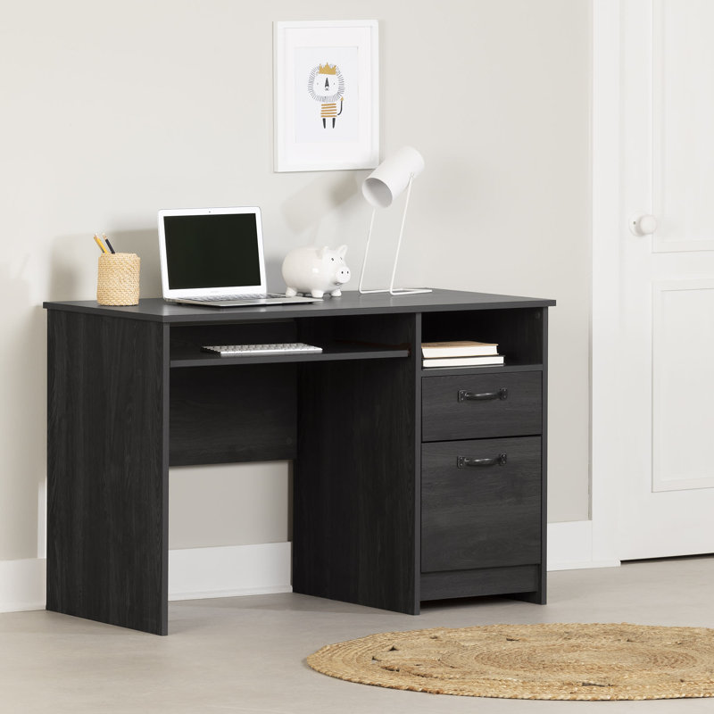 Bureau d'ordinateur 44,5 po Tassio Kids, Chêne gris