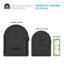 Roxbury Post Mount Mailbox + Decorative Post Black-45393456