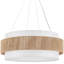 Lustre tambour 5 lumières à intensité variable de 30 pouces de diamètre