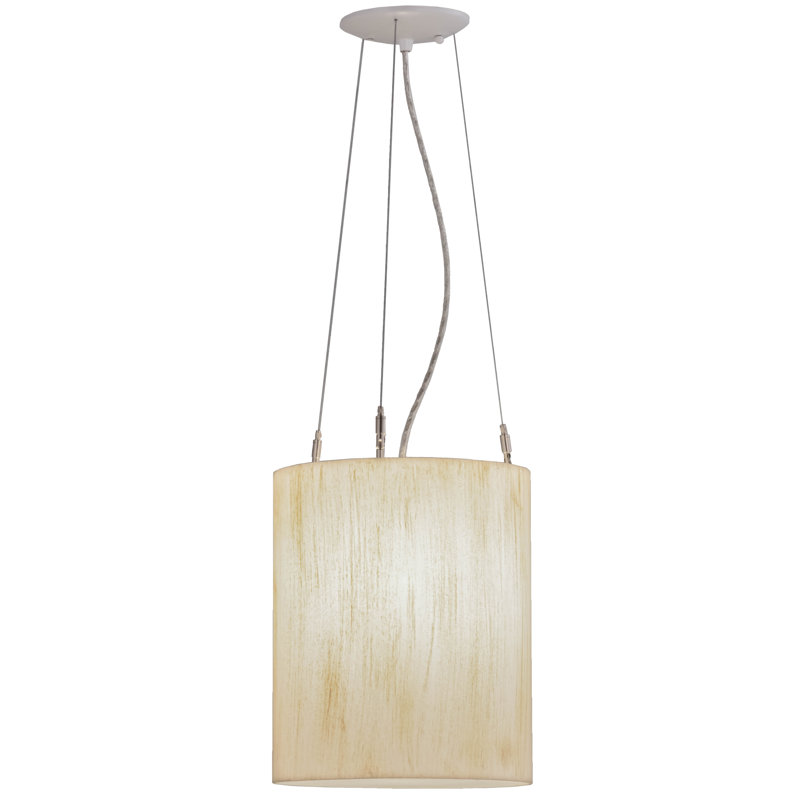 Luminaire suspendu cylindrique 1 lumière Vivek