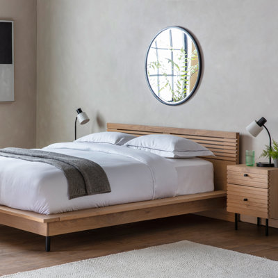 Greggery Solid Wood Bed