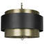 Luminaire suspendu tambour 4 lumières Demetrius