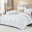  Luxurious Microfiber Pintuck Design Duvet Cover With Pillowcases -123432754-123432745
