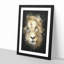 The Face of a Lion - Picture Frame Graphic Art Print-56856809-56856813