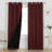 Deconovo 100 Percent Blackout with Liner Grommet Curtain Panel Pair-75195024-75195031