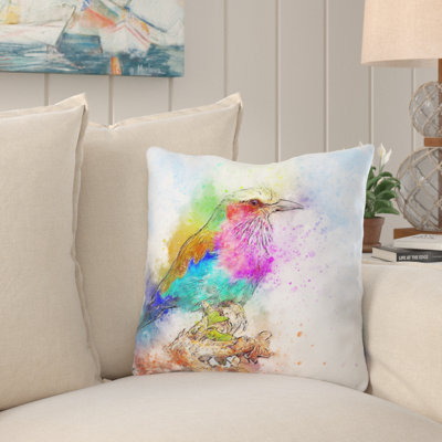 Outdoor Reversible Throw Pillow