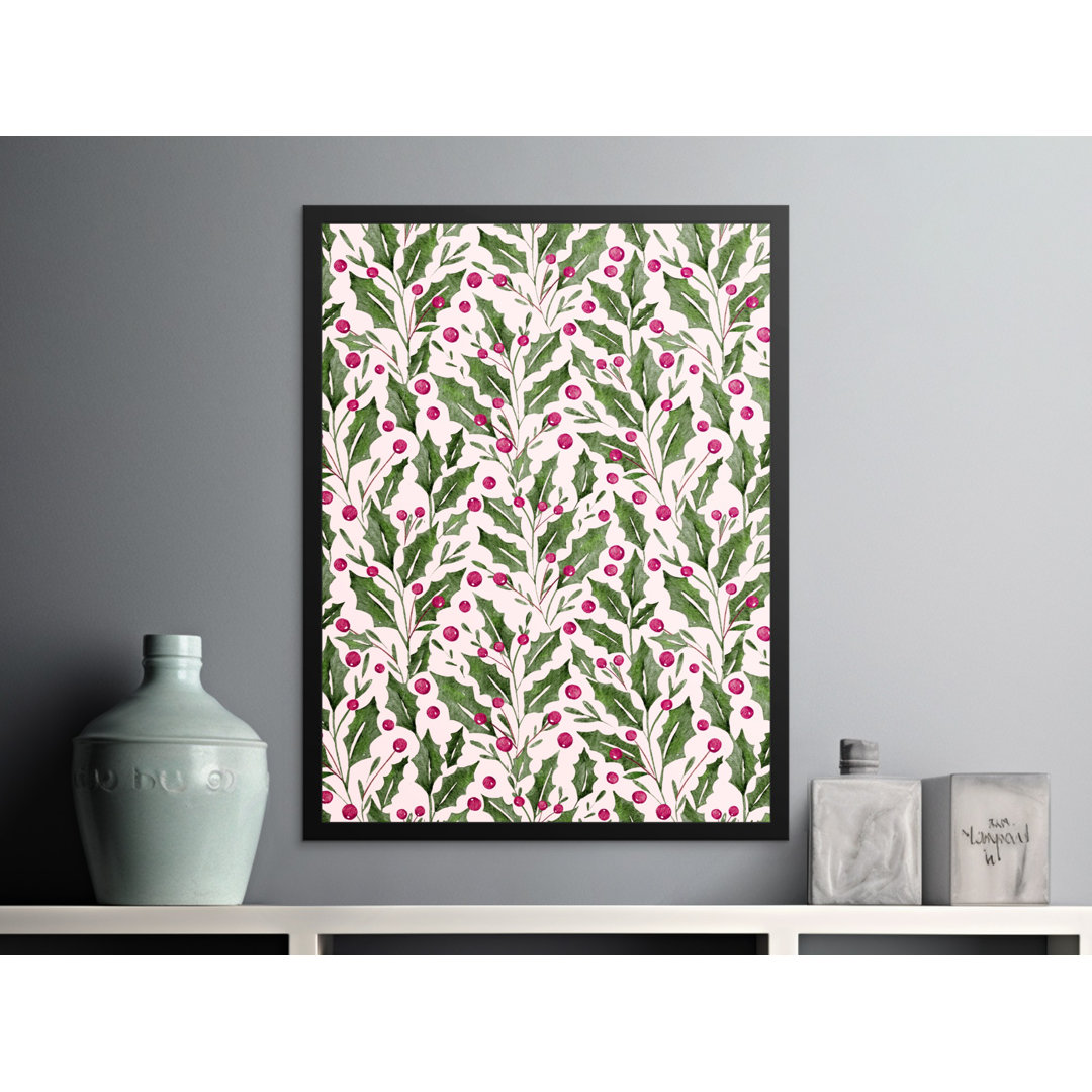 Pink Christmas Matte Poster