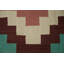 Tapis géométrique kilim 9 x 12 pour décor bohémien moderne