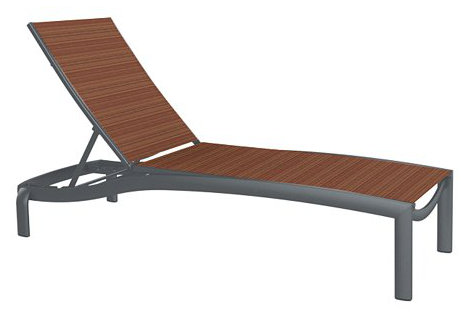 Kor Outdoor Chaise Lounge, Mia II, Graphite