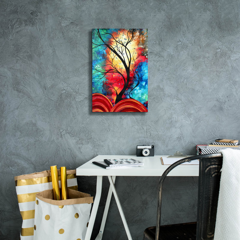 «Red Begelings» par Megan Duncanson, art mural sur toile, H 18 po x l 12 po
