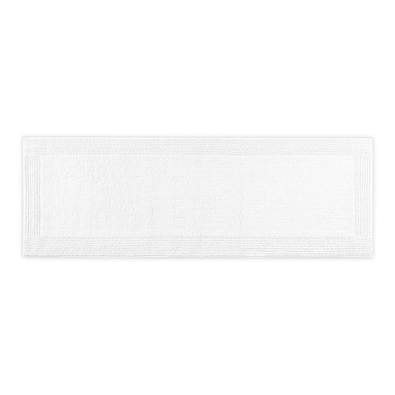 Tapis pour salle de bain moderne en coton réversible Cloud-Like Comfort