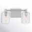 Haines 2 Light Transparent Dimmable Vanity Light-1146103933