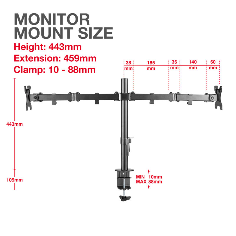 TTAP Single Screen Pole Mount