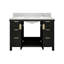 Meuble-lavabo simple 48 po avec comptoir en pierre reconstituée avec lavabo-106948941
