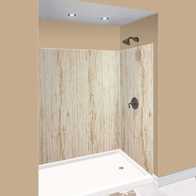 Paroi de douche à 3 panneaux Expressions, Sorento, H 72 po x l 60 po x P 36 po