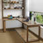 Bureau en bois massif en L noyer clair-1416659080-1416659081