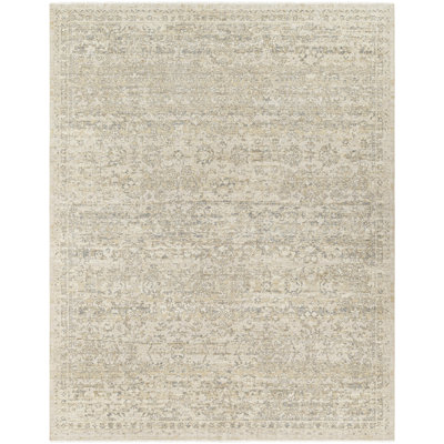 Once Upon A Time Wool Oriental Area Rug in Tan