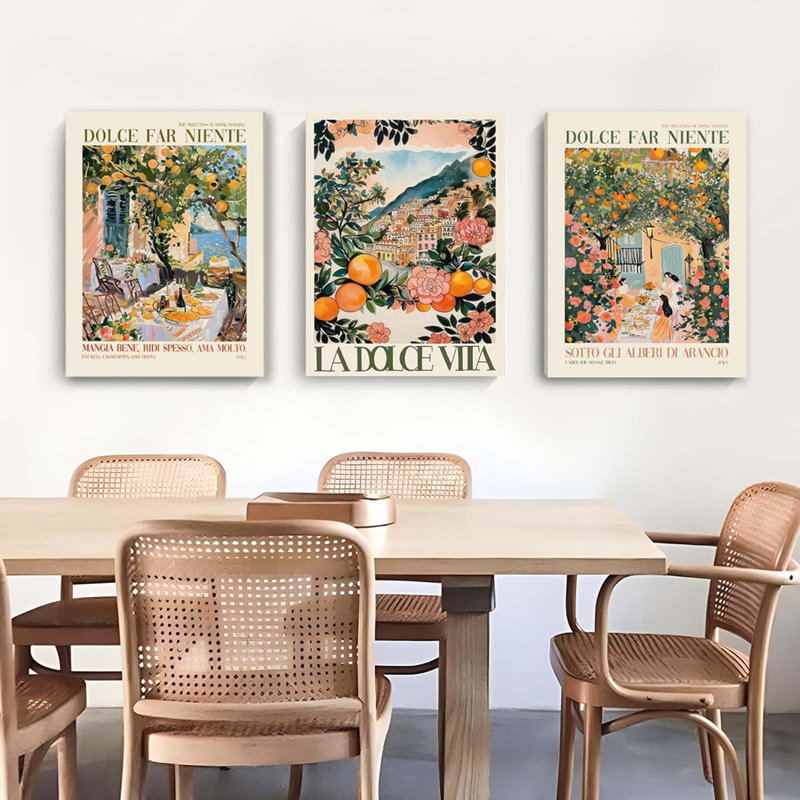 3 Piece Wrapped Canvas Wall Art