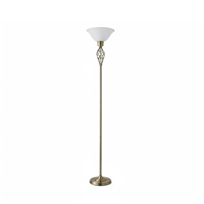 176cm Brass Traditional Floor Lamp