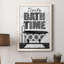 «Bath Time», art textuel sur toile-453051473-453051483