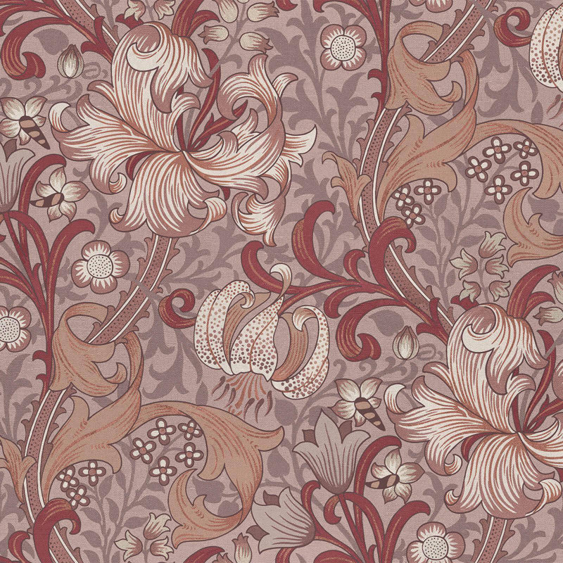 GOLDEN LILY Wallpaper - Tourmaline 9'10" - full height wallpaper