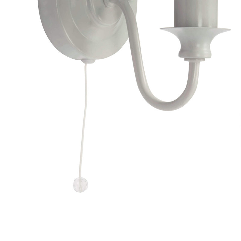 Crumpler Armed Sconce, Grey