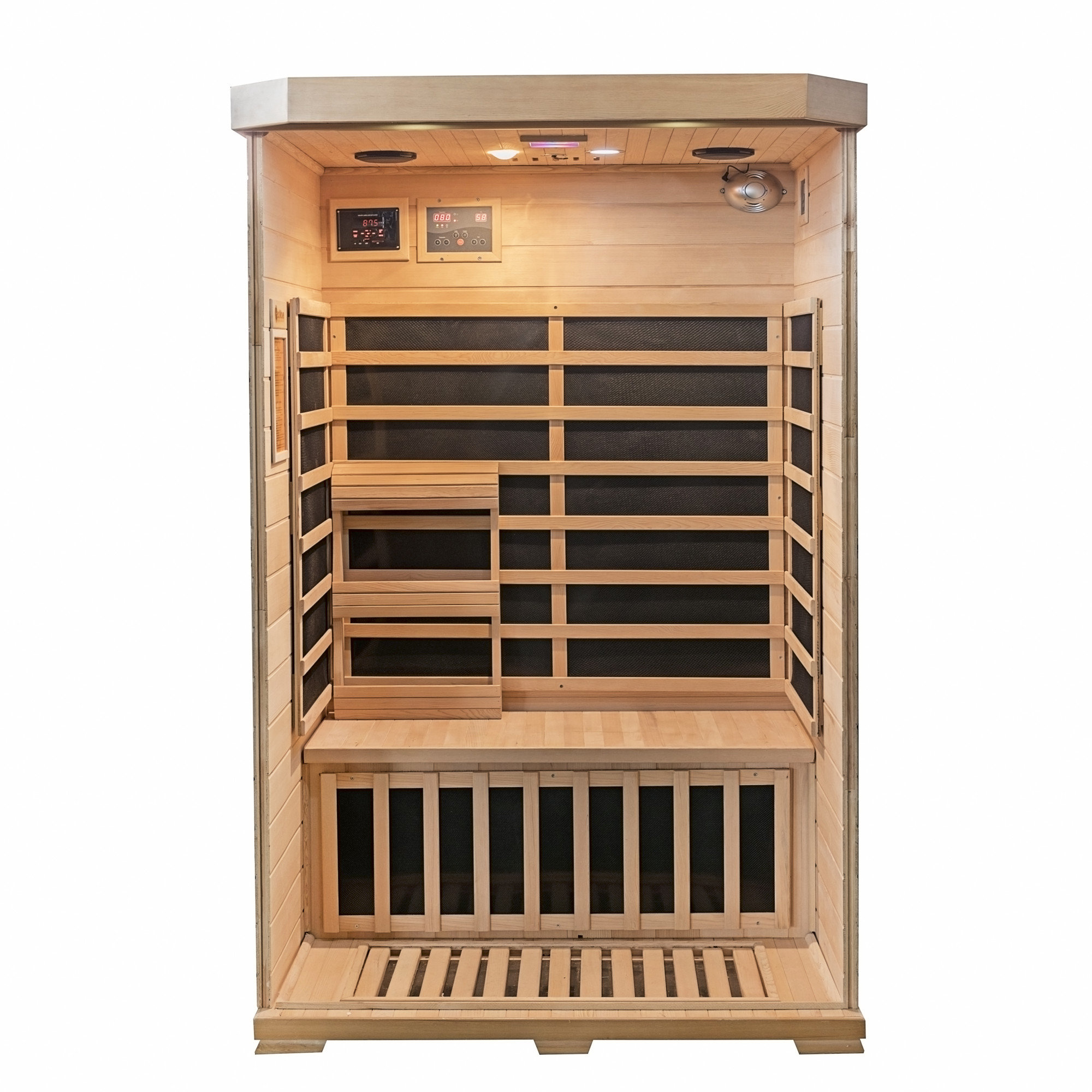 Heatwave 2-Person Hemlock Infrared Sauna with 6 Carbon Heaters ...