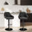Eastway Swivel Upholstered Adjustable Height Counter Stool with Metal Frame-1761567359