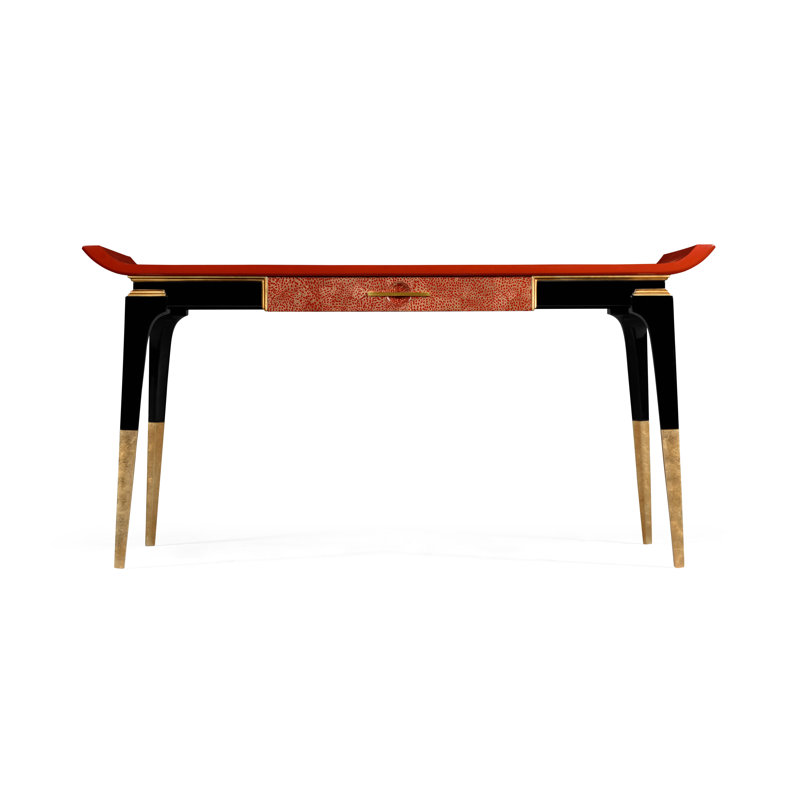 Indochine Writing Desk, Emperor Dark Red