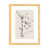 Toile avec cadre en bois beige sélectionné