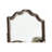 Baudouin Weathered Oak Finish Mirror