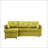 Modular L-Shaped Sofa, Modular Long Sofa with Reversible Chaise Lounge-868128600