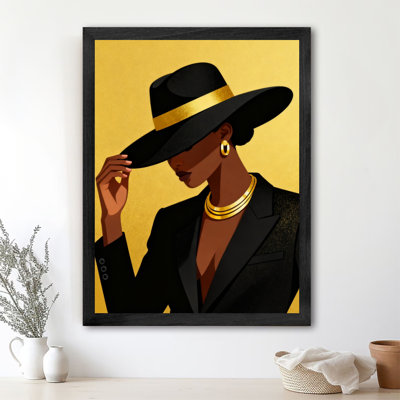 «Black Love» de Paris, élégantes décorations murales dorées ornées de dames