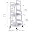 Ragib 32cm W Utility Cart with Wheels-1973789551