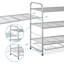 Étagère à chaussures 3 niveaux 9 paires en métal empilable, range-chaussures extensible réglable en hauteur-1344242700-1406527448