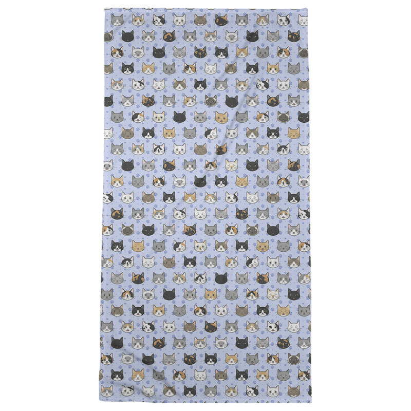 Serviette de plage Katelyn Elizabeth, Bleu