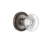 Grandeur Newport Rosette Privacy with Bordeaux Crystal Door Knob