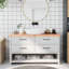 Ayma 140cm Solid Wood Bathroom Vanity Top-1540459867