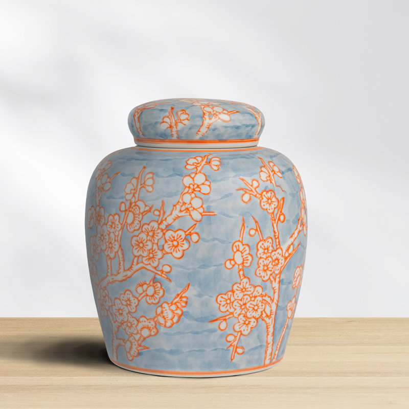 Pot à gingembre en céramique Chadwicks, Bleu