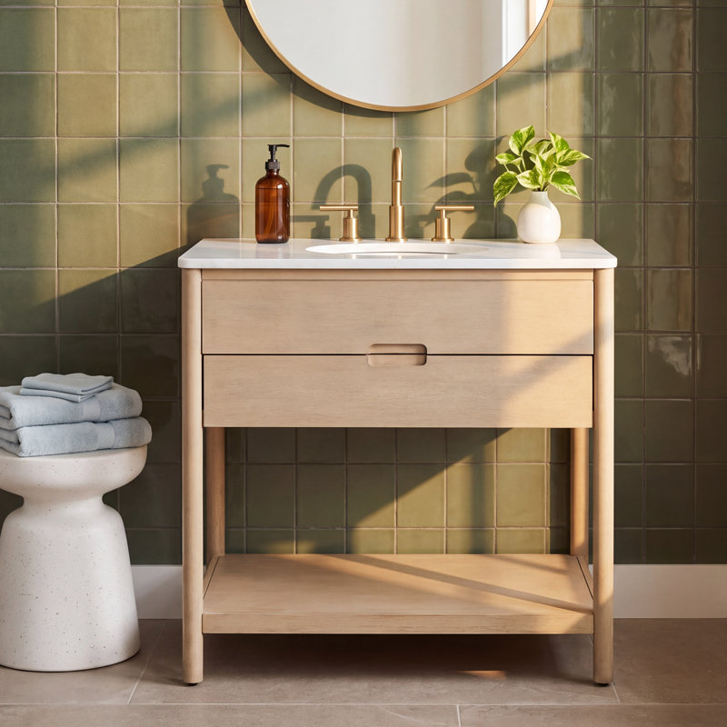 Laraine Petrabecca Single Bathroom Vanity, 36"