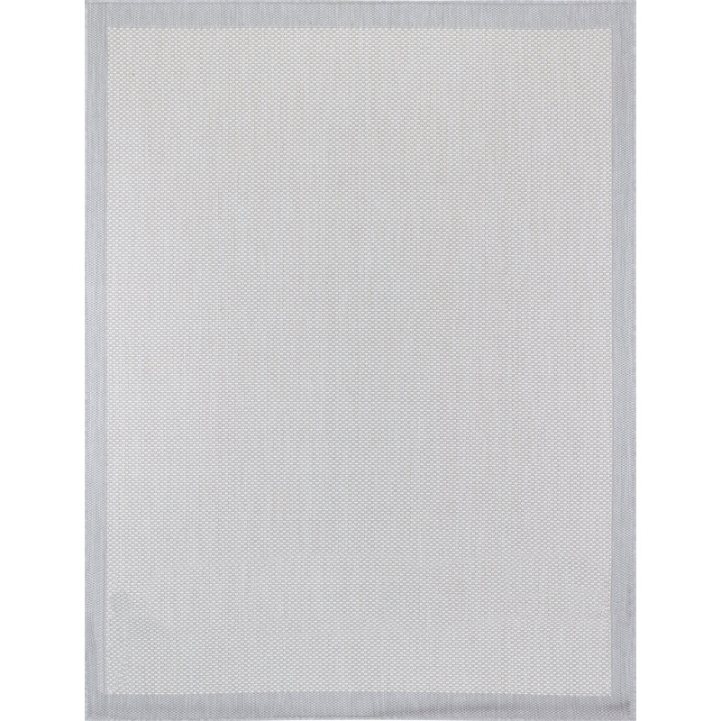 Foland Indoor & Outdoor Boho Rug Grey/Ivory, Rectangle 200 x 275cm