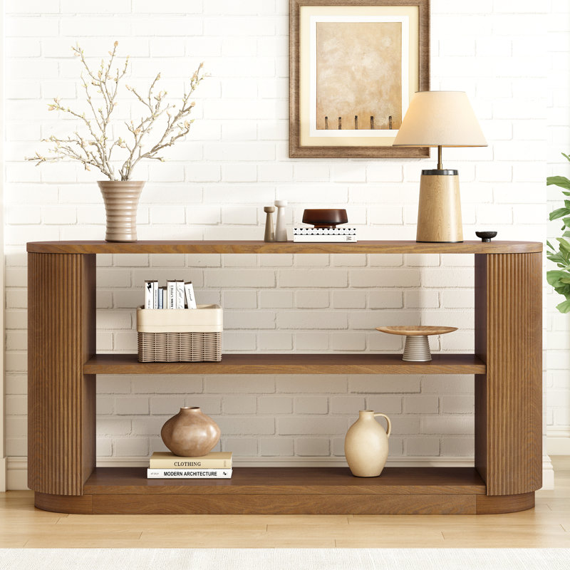 Console de vestibule moderne Mirod, Brun