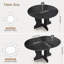 Extendable Round Dining Table-589651245