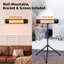 Chauffe-terrasse 1500W