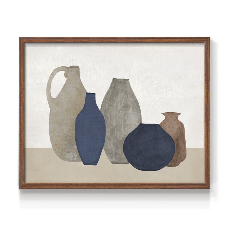 Simple Vessels -Framed Print - Restickable