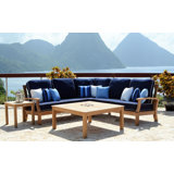 Monterey Outdoor 5 - Piece Teak Conversation Set