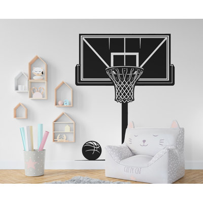 Basketball Hoop Wall Decal Hoop Wall Art Sport Wall Decal Kids Decal Basketball Gifts Wall Vinyl Wall Sticker Boy Room 447RS
