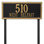 Double Line 2-Line Lawn Address Sign