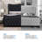 Metter Upholstered Wingback Bed-97862324-97862325