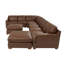 Canapé modulaire de coin avec repose-pieds Aness-86701077